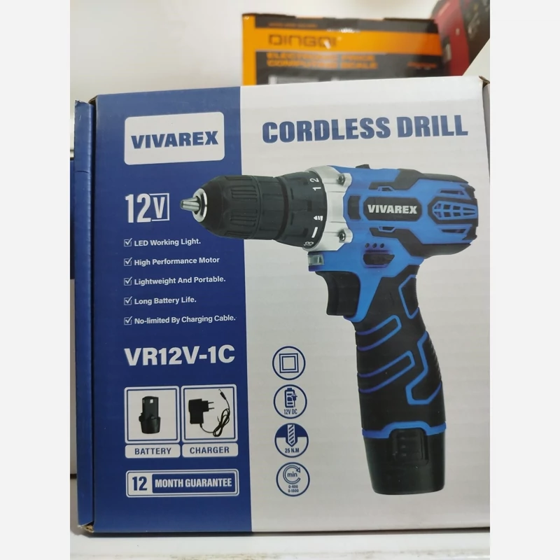 دریل شارژی ویوارکس تک با باطری